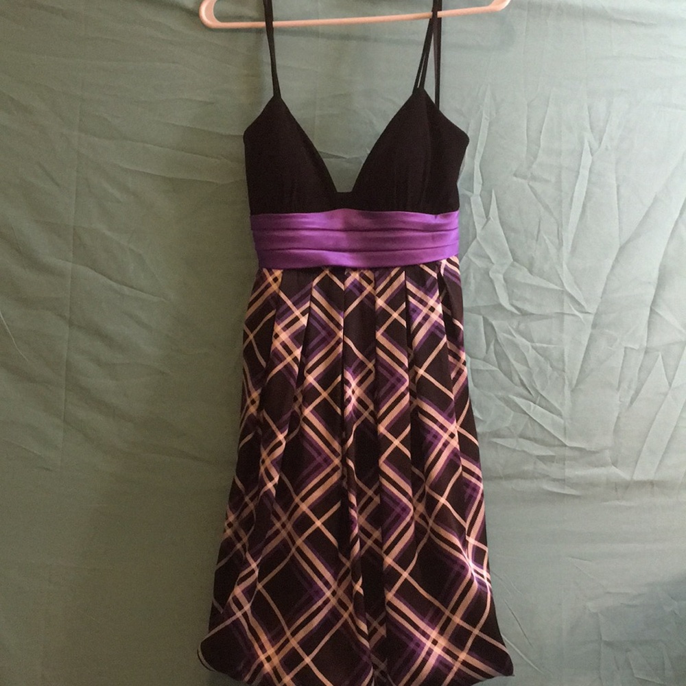 Plaid shirt dress